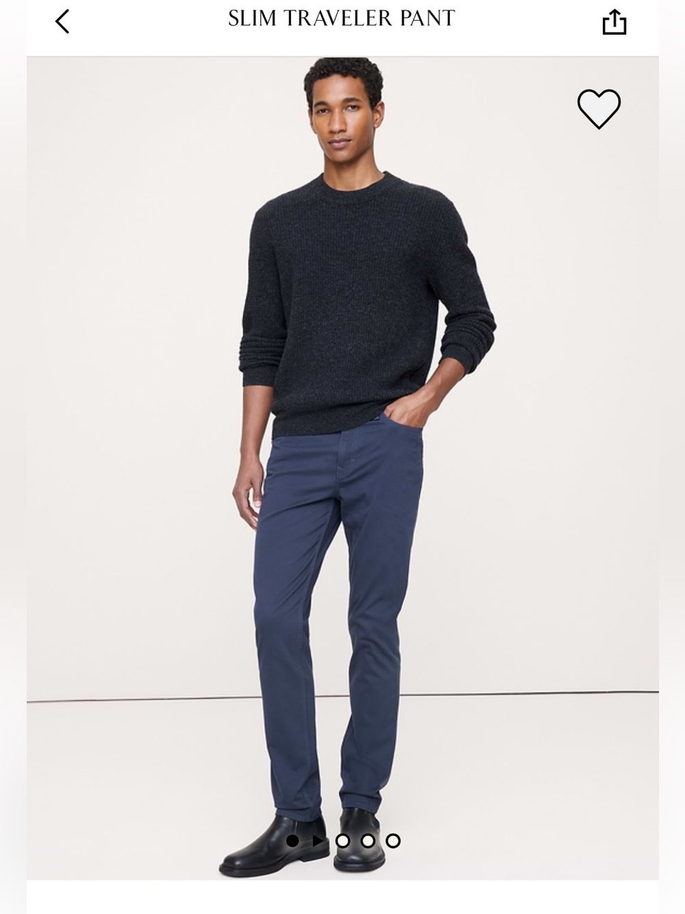 Banana Republic Slim Traveler Pant